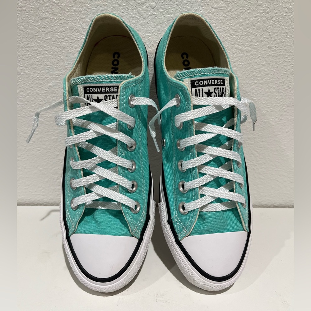 Converse Mint Green and White Classic Sneakers